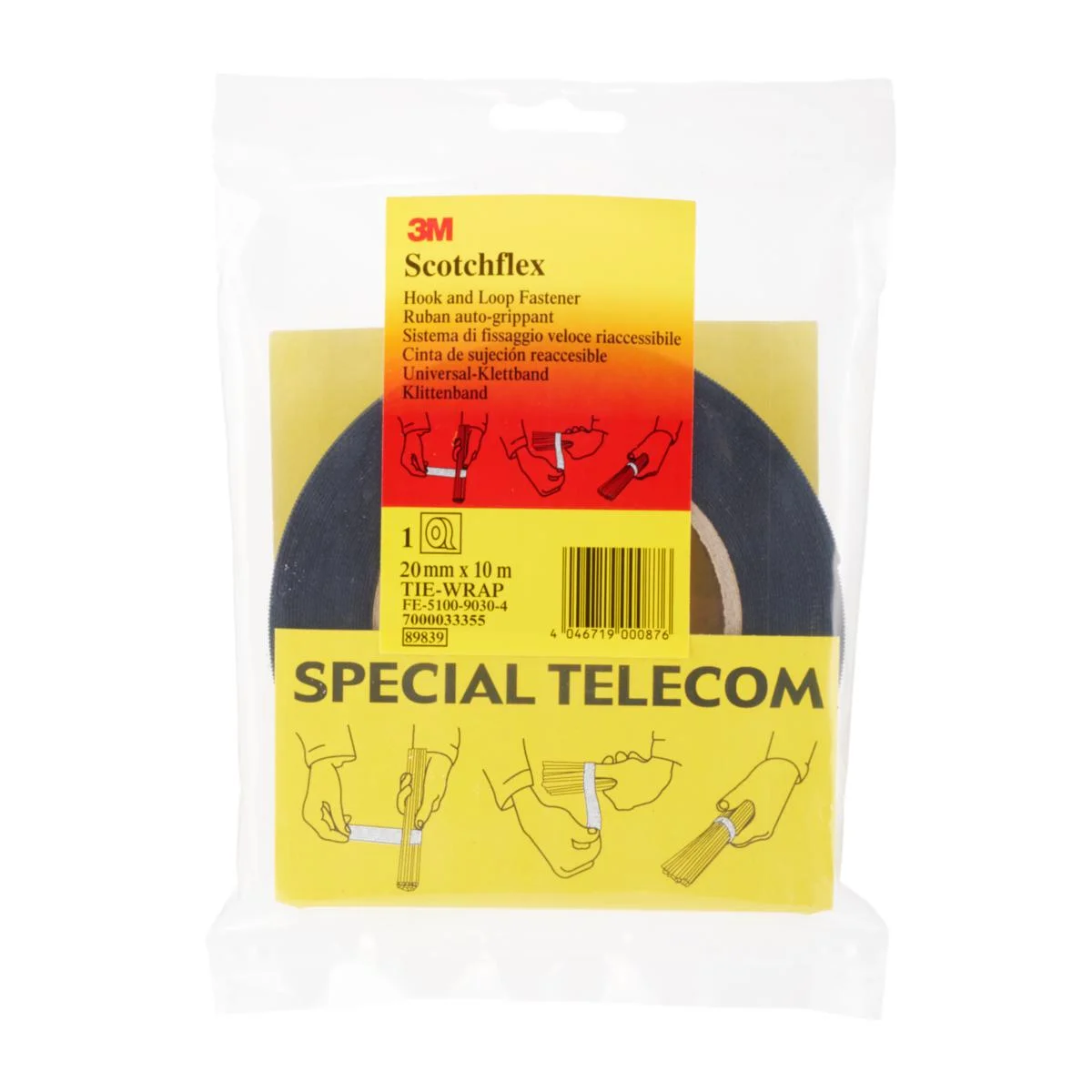 Tarranauha 3M Scotchflex 20Mm X 10M Musta