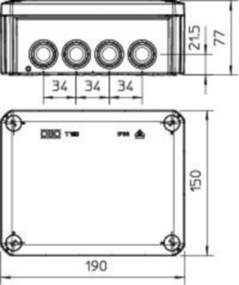 Jakorasia Obo T160    190X150X77Mm Ip66 Valk
