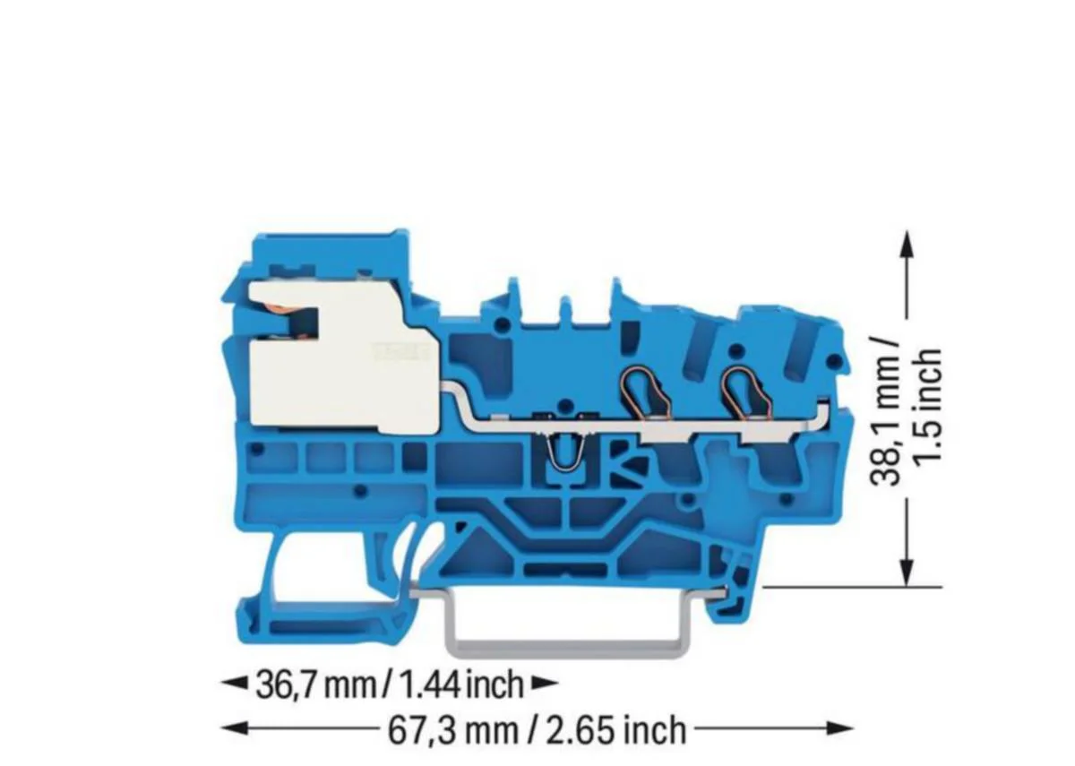 Erotusliitin Topjob S N,2-Nap, 0,25-2,5(4)Mm², Sin