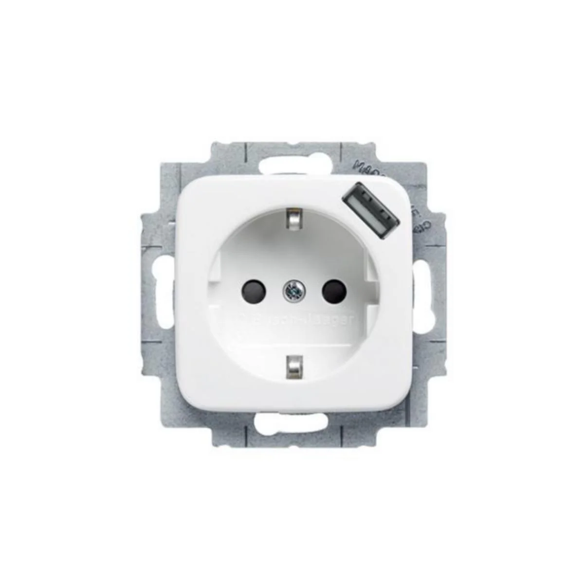 Pistorasia + Usb Jussi 1S/16A/Ip21 Ukj 0X 2Usb