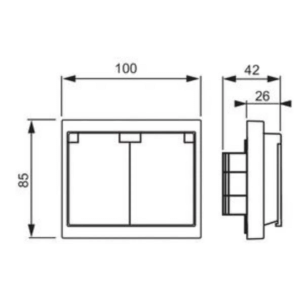 Pistorasia Impressivo 2S/16A/Ip44 Upj Hl Val