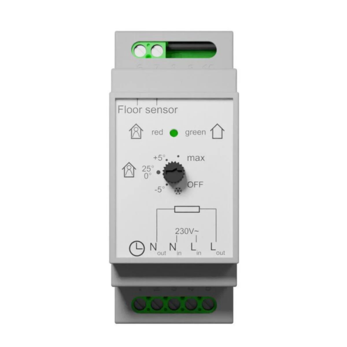 Termostaatti Newlec Ecoterm-16 Din 16A Ip20