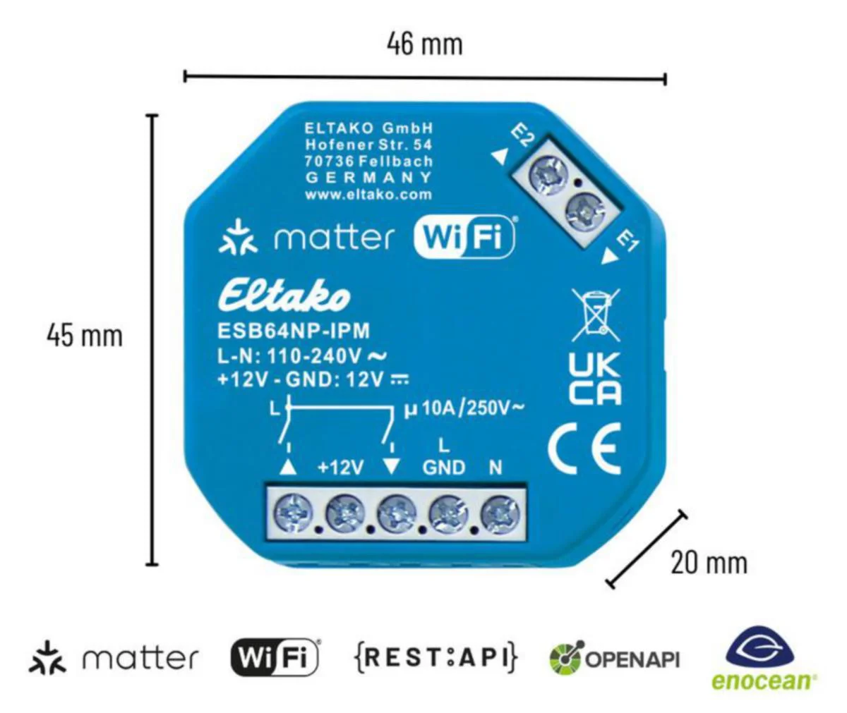 Ohjauslaite Sarja 64 Verhomoottoriohj.Wifi,Matter