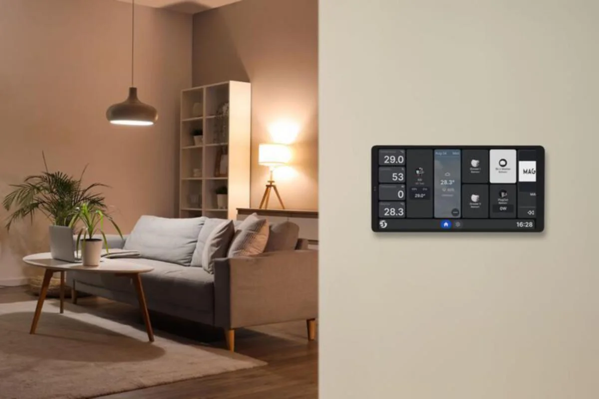 Kosketusnäyttö Shelly Shelly Wall Display X2I Black