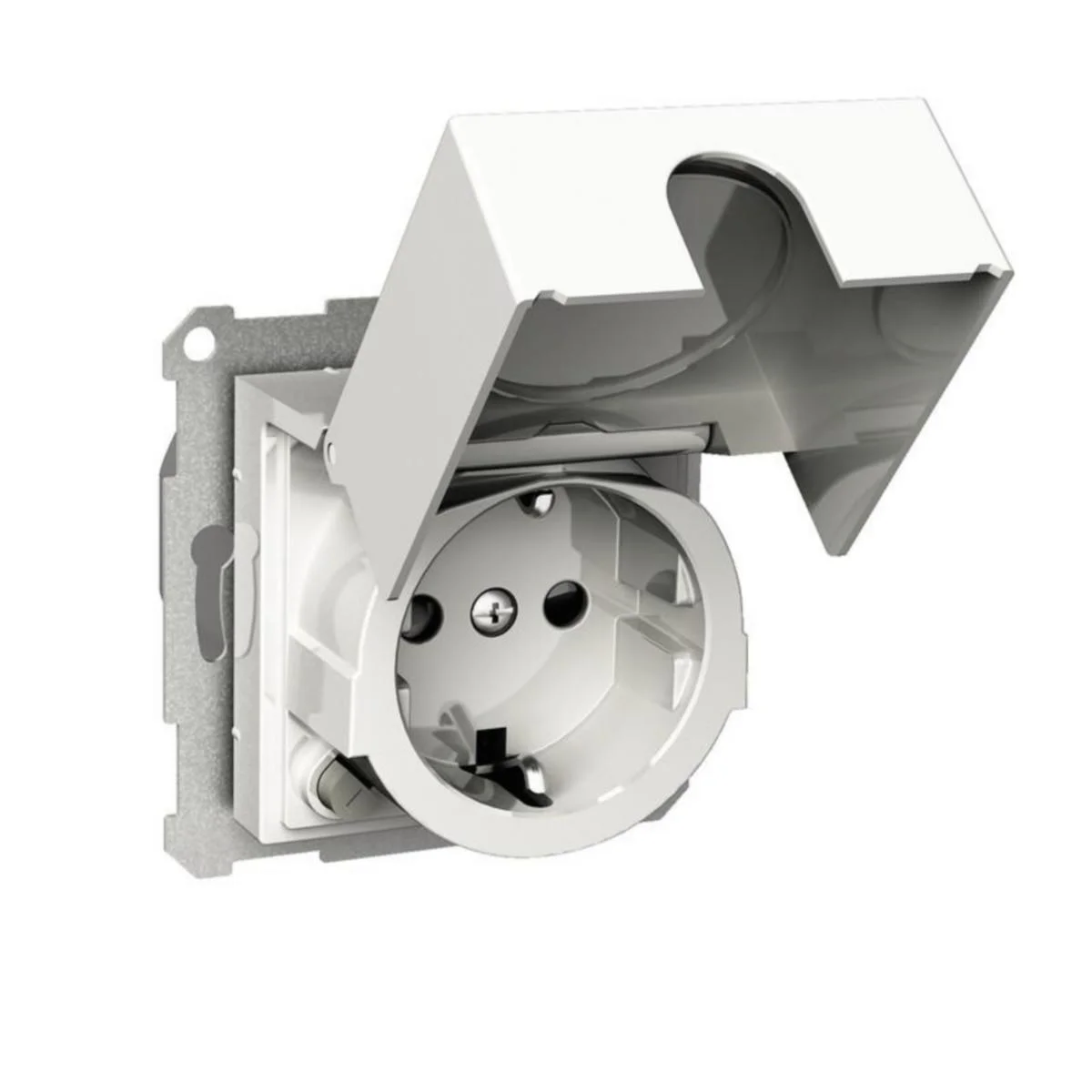 Vikavirtapistorasia Exxact 1S/16A/Ip20 Ukj Val Kannella