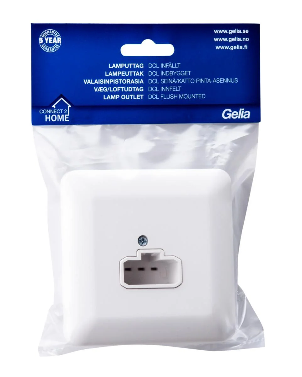 Valaisinpistorasia Dcl 6A Valk Connect2Home Uppo Seinä/Katto