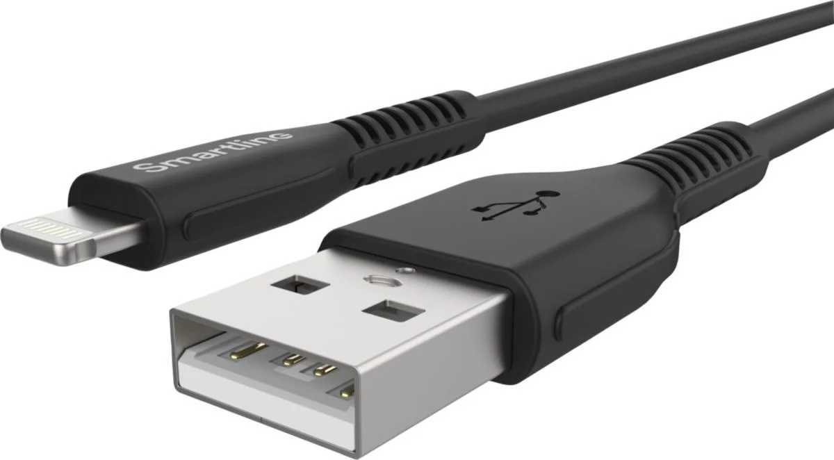 Latauskaapeli Lightning 2M Strong Musta Iphone/Ipad