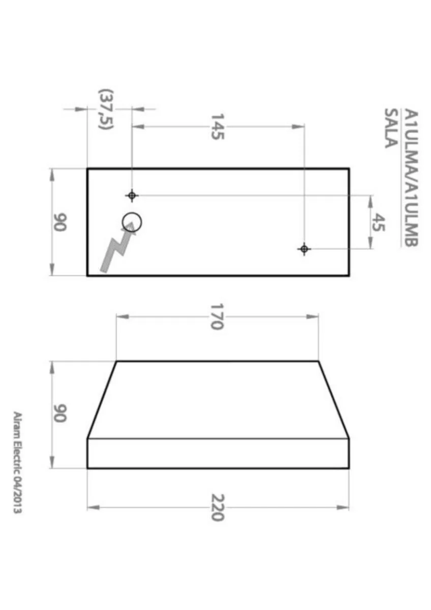 Yleisvalaisin Pinta Saladouble Ip44 2Xgu10 Glc Wh