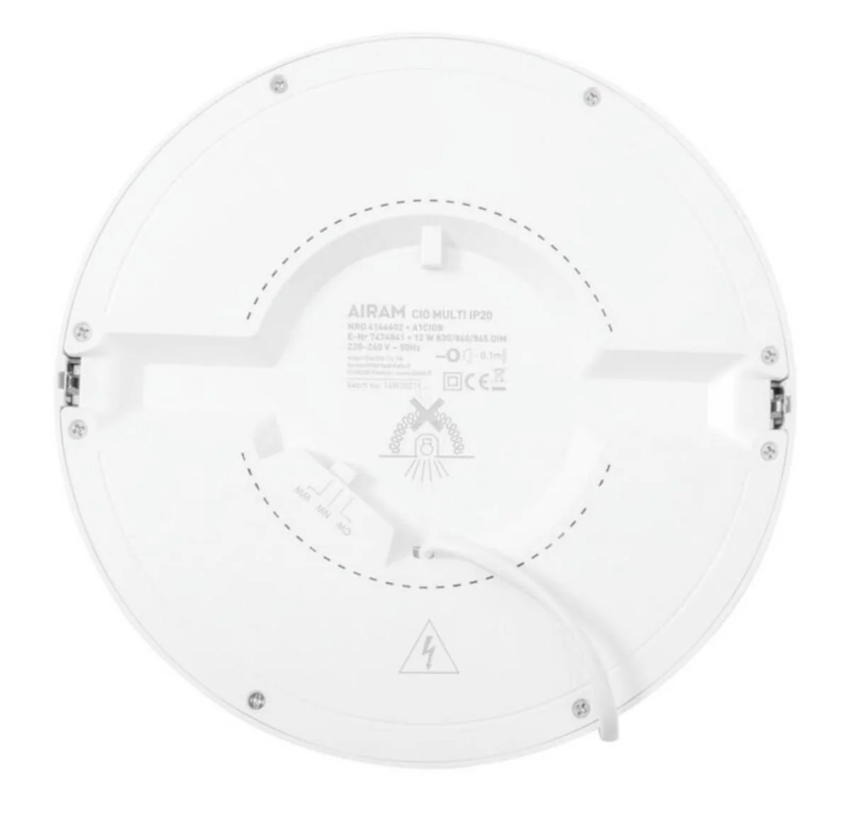 Alasvalo Cio Multi Ip20 12W 830/840/865 Dim Wh