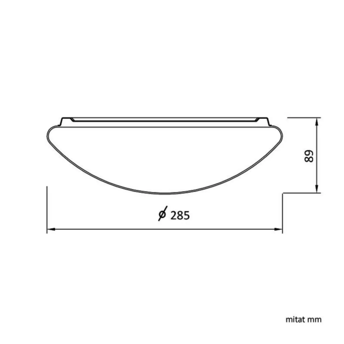 Tunnistinvalaisin Modus Brsb Ip44 14W 840 1400Lm
