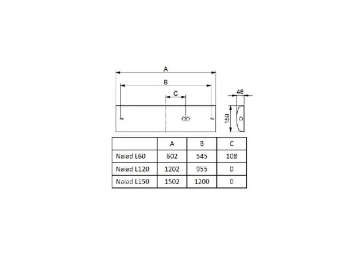 Teollisuusvalaisin Naiad 25G3 Naiad L150 5500Lm 840 O