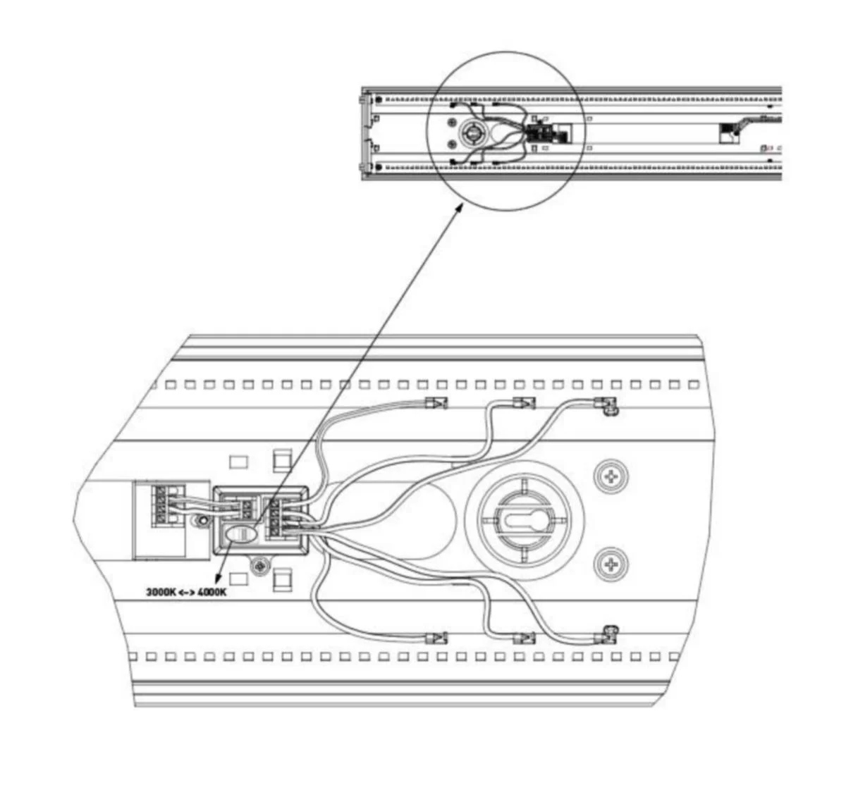Teollisuusval Roiskevesi Airam Universal Ip44 60W 6000Lm 3/4K