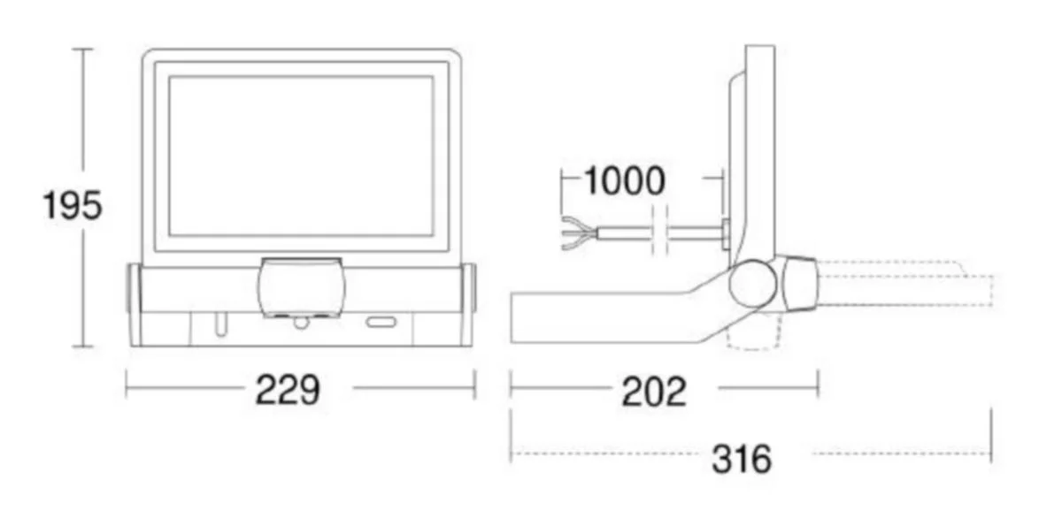 Valonheitin Xled One -Sarja Xled One S Ip44 2050Lm 3K An