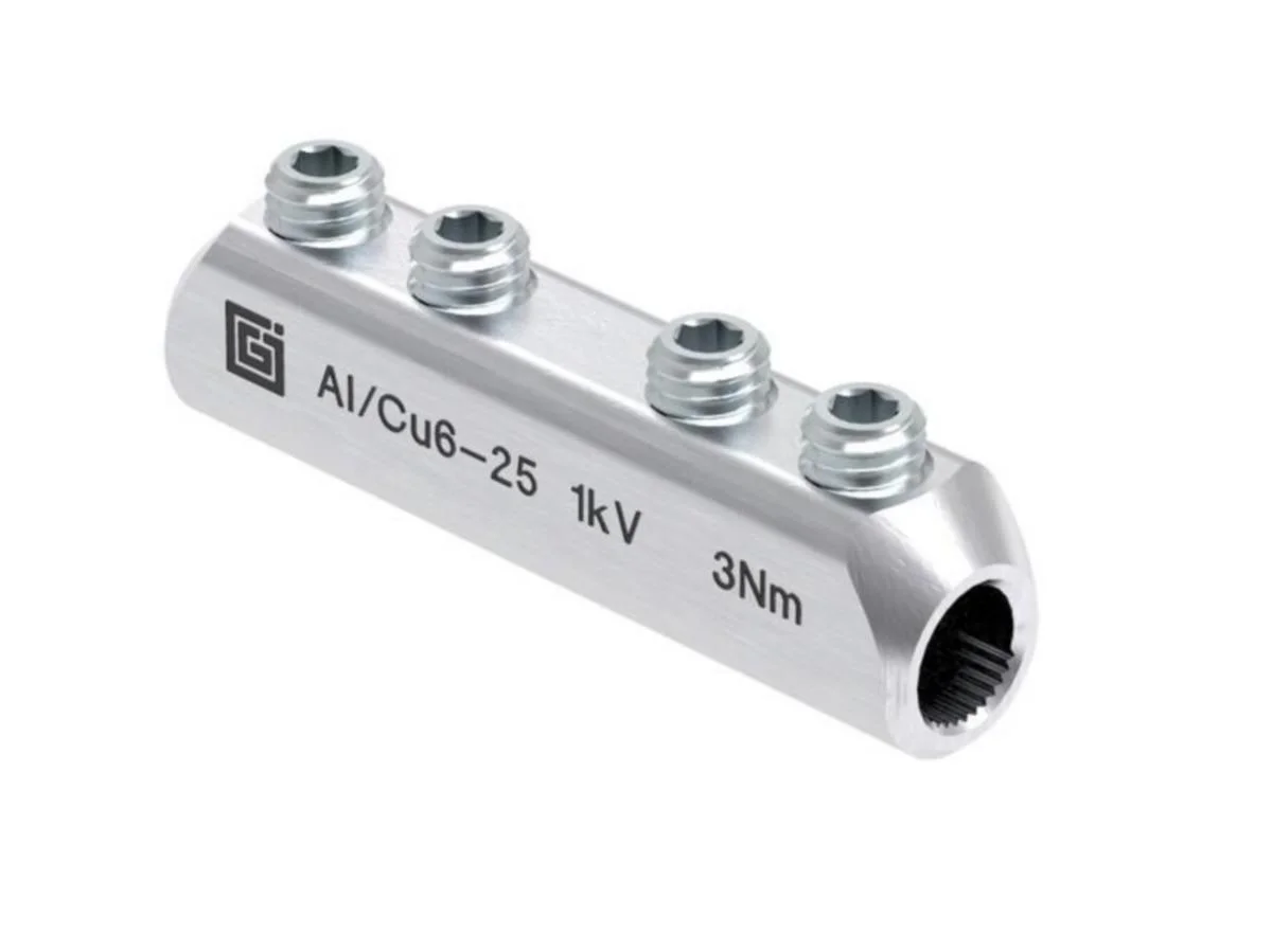 Ruuvijatkosholkki Ouneva Al/Cu Jatkoliitin 16-50 Mm²