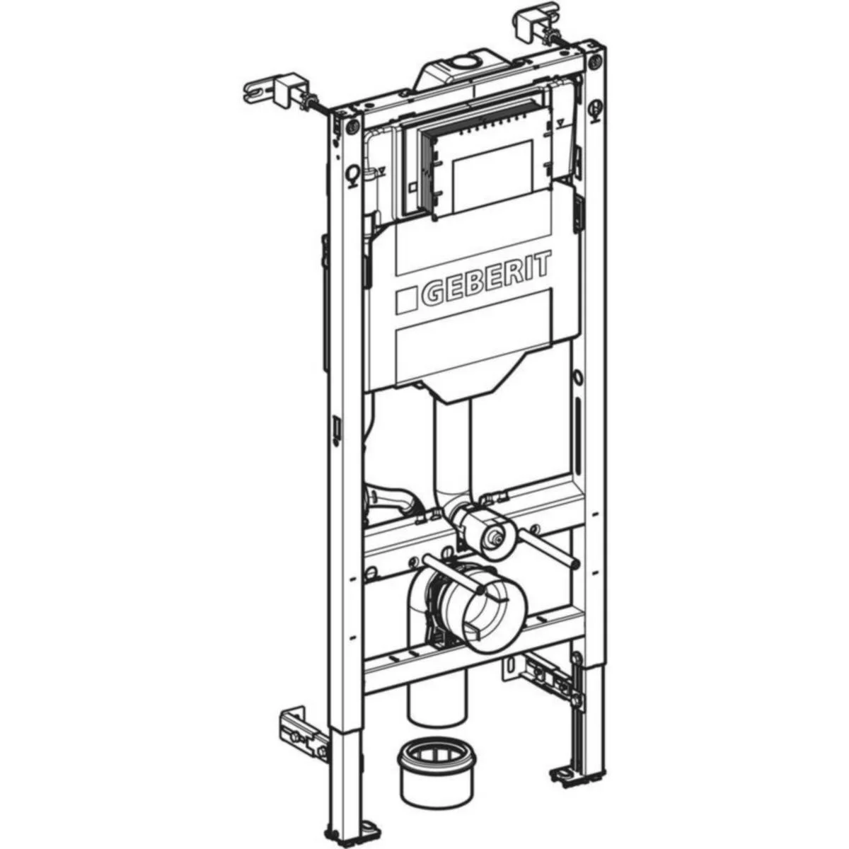 Asennusteline Seinä-Wc:Lle Duofix Sigma 112Cm Korkea