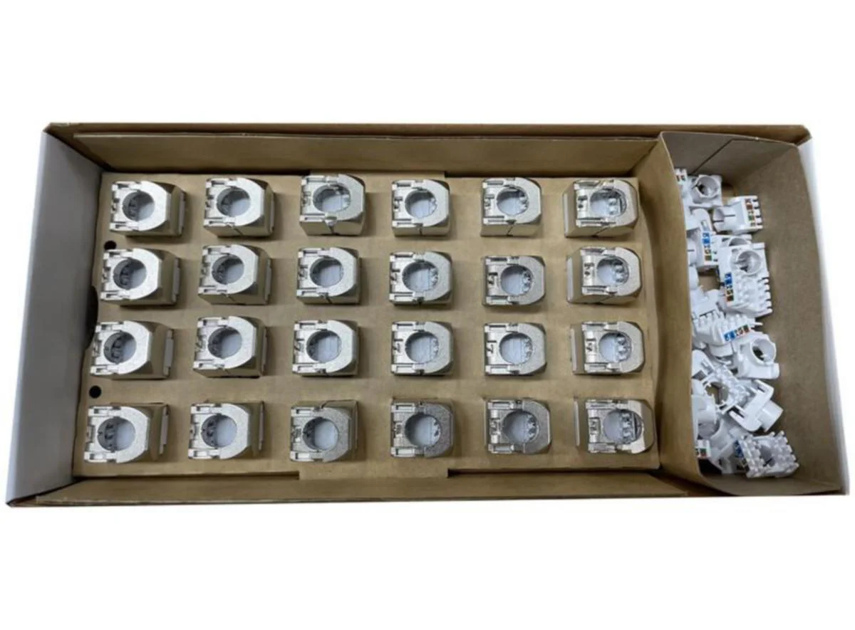 Liitinyksikkö Cat6A Utp Eurola Toolless Pölyl. 24-Pack