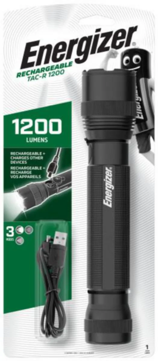 Käsivalaisin LED Energizer Rechargeable 1200