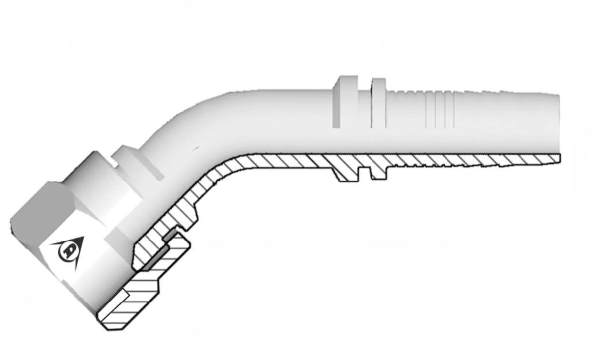 Letkuliitin Jic 37 Sk 45 Dh A50064-10-08