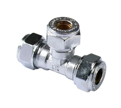 Puserrus T-Liitin Krom 12 Mm