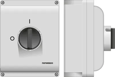 Turvakytkin Väännin Norwesco Eswp3 380H 3X80A+Apu 37Kw Ip65